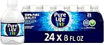 24-pack 8 Fl Oz Pure Life Purified Water Bottles $3.44