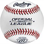24-Count Rawlings Official League Competition Grade Baseballs (Youth/14U) $59.95
