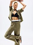 Athleta Retreat Linen High Rise Wide Leg Pant $53 and more