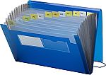 Smead Poly Expanding File, 12 Pockets, Flap and Cord Closure $4