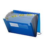12-Pocket Smead Poly Expanding File Flap w/ Cord Closure $3.34