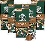 50-Count Starbucks by Nespresso Original Line Espresso Pods (House Blend) $15