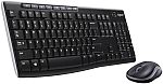 Logitech MK270 Full-size Wireless Membrane Keyboard and Mouse Bundle $18.99