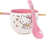 20-Oz Hello Kitty Apples & Cinnamon Ceramic Ramen Bowl Set $10.48