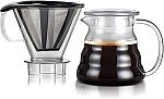 20-Oz Bodum Melior Pour Over Borosilicate Glass Coffee Dripper with Carafe $12.99
