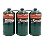 3-Pack 16-Oz Coleman Propane Portable Fuel Cylinders $8.57