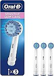 3-Ct Oral-B Sensitive Gum Care Electric Toothbrush Replacement Brush Heads $14.72