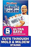 5-Ct Mr. Clean Magic Eraser Sponge Bathroom Cleaner $5.48