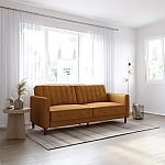 DHP Velvet Pin Tufted Transitional Futon $173.03