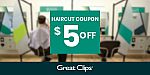 Great Clips - $5 Off Haircut Coupon