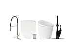 Bio Bidet Single-Handle Pull-Down Spring Neck Sprayer Kitchen Faucet $59.99 and more