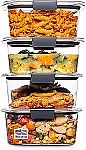 4-Pack Rubbermaid Brilliance Food Storage Containers with Lids $17.71