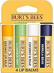 4-Pk Burt's Bees Lip Balm Variety Pack $4.79