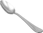 12 Count Amazon Basics Stainless Steel Dishwasher Safe Dinner Spoons with Pearled Edge $7
