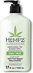 17-Oz HEMPZ Herbal Body Moisturizer (Various Scents) $10 and more