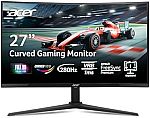 Acer Nitro 27" 1500R Curved Zero-Frame FHD Gaming Monitor $149.99