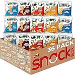 36-Pack 0.875-Oz Simply Variety Pack (Cheetos/Doritos/Ruffles) $11.76