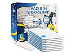 Simple Deluxe 8 Jumbo Space Saver Bags, Vacuum Storage Bags $4.99