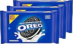3 Packs 16.9-Oz OREO Chocolate Sandwich Cookies, Family Size $7.46
