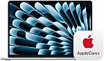 2025 Apple MacBook Air 15.3" Laptop (M4 24GB 512GB) Blue with AppleCare+ (3 Years) $1578