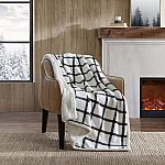 Coral Creek Eddie Bauer Printed Plush Fleece/Sherpa Throw Blankets $8.99