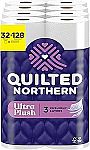 50-Count Quilted Northern Ultra Plush Mega Rolls Toilet Paper + $15 Amazon Credit $47.52