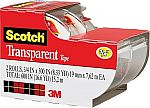 2-Rolls Scotch 3M Transparent Adhesive Tape (3/4"x250") $1