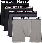 Nautica Men's 4 Pack Limited Edition Micro Stretch Boxer Briefs Large $6.41