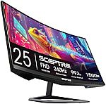 Sceptre Curved 25" FHD Gaming Monitor $119.97