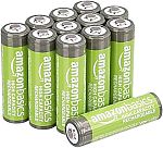 2-Count Amazon Basics Rechargeable AA NiMH High-Capacity Batteries $12.41 and more