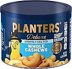 8.5 Oz Planters Lightly Salted Whole Cashews $5.73 and more
