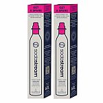 SodaStream 60L CO2 CQC Spare Cylinders for Sparkling Water Makers (Set of 2) $18.99