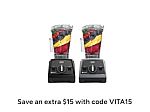 Vitamix Venturist Pro Blender (Factory Refurbished) $215