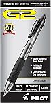 12-Pk PILOT G2 Premium Ultra Fine Point Rolling Ball Gel Pens $11.54