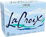 12-pack LaCroix Sparkling Water, Pure, 12 Fl Oz $3.74