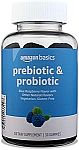 50 Count Amazon Basics Prebiotic & Probiotic Gummies $6.81