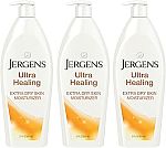 3-Pack 21-Oz Jergens Ultra Healing Dry Skin Lotion, Hand and Body Moisturizer $8.73