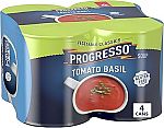 4-Pk Progresso Tomato Basil Canned Soup $3