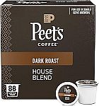 88ct Peet's Coffee Dark Roast Single Serve Coffee Pods - House Blend $29.56 ($0.33/ct)
