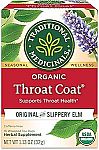 16 Count Traditional Medicinals Organic, Throat Coat Tea $2.74