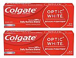 4.2-Oz Colgate Optic White Stain Fighter Whitening Toothpaste (Clean Mint) (2 for $4.60)