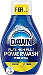 16-Oz Dawn Platinum Plus Lemon Scent Dish Spray Refill $2