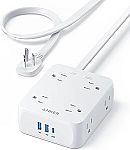 5' Anker 2000J Surge Protector Flat Plug Power Strip w/ 8 Outlets & USB-C $20