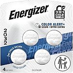 4 Count Energizer Lithium Coins CR2032 Battery $4