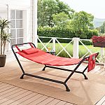 Mainstays Belden Park Hammock w/ Stand & Pillow $21.20