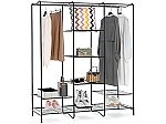 SimpleWise Freestanding Garment Rack Hanging Clothes Rack Closet Organizers and Storage $33 and more