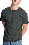 Hanes Men's Beefy-t T-Shirt, Heavyweight Cotton Tee $3.15