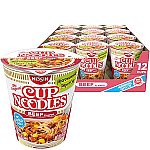 Pack of 12 Nissin Cup Noodles Soup, Beef Flavor $4.22