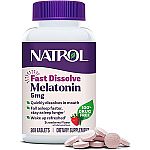200 Count Natrol Melatonin 5mg Fast Dissolve Tablets $6.29