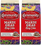 2-Pack 32-Oz Community Coffee Mardi Gras King Cake Flavored Ground Coffee $9